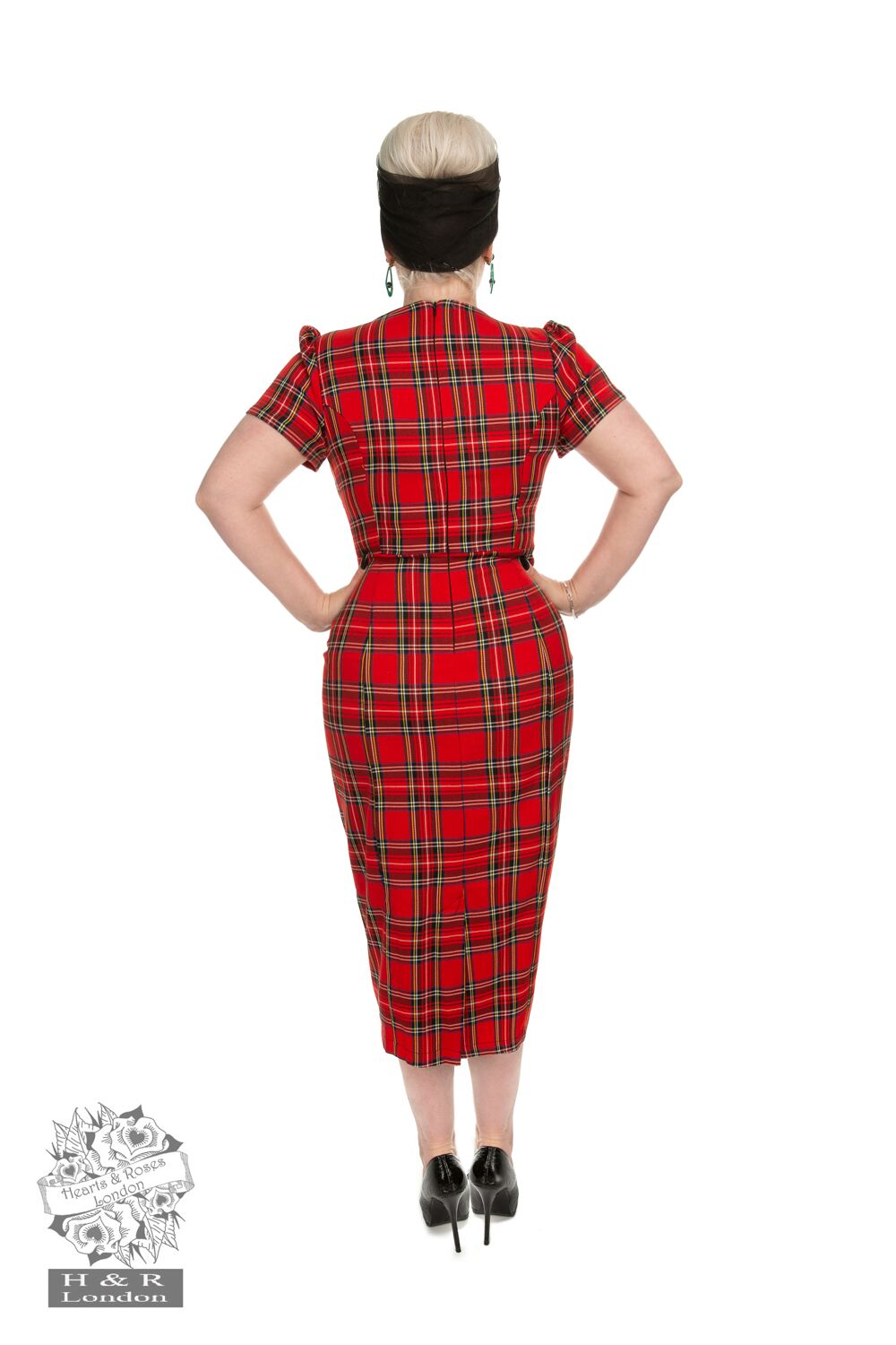 Highland Wiggle Dress In Red